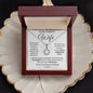 To My Gorgeous Wife - Eternal Hope Necklace