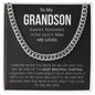 To My Grandson - Cuban Link Chain