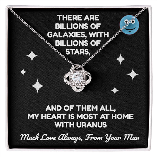 Stellar Love Knot Necklace