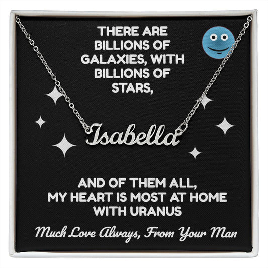 Much Love Always - Custom Name Necklace